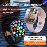 2.4GHz 4G Android Series 10 Smart Watch Waterproof IP67 Whatsapp Tiktok Download