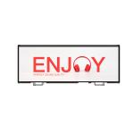 Frosted P3 Taxi Top LED Display Smart Advertising Release System LED Taxi Sign