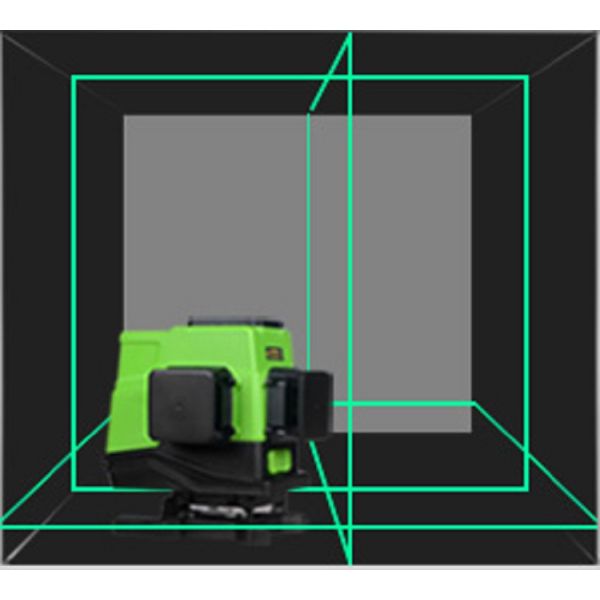 3D 12 Lines Green Beam Self-Leveling 360 Degree Horizontal & Vertical Floor Laser Level
