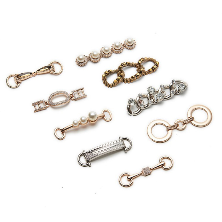 Fashione Crystal Stone Rhinestone Metal Shoe Buckle Decoration