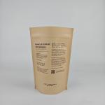Free samples High Quality Food grade Kraft Paper 90g Snack Packaging Bags Stand