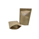 Biodegradable Printed Kraft Paper Pouch Peanut Snack Packaging Bags