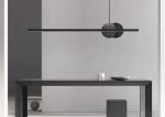 Restaurant chandelier one word long strip modern simple light luxury minimalist