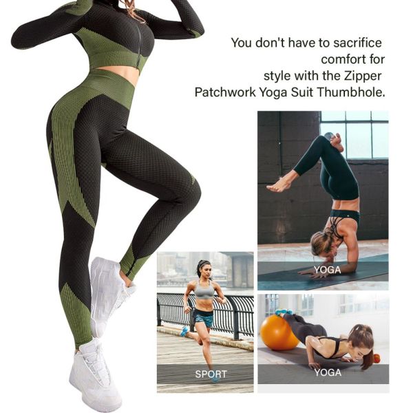 High Waist Legging Running Outfit Gym Sets with 2000 Quantity and Customizable OEM/MOQ