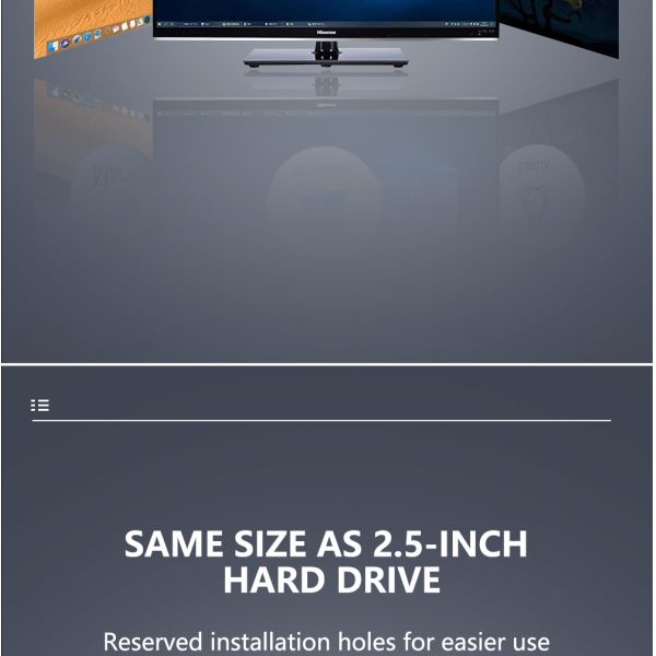 M.2 Key B to 2.5 SATA Enclosure Adapter for NGFF SSDs