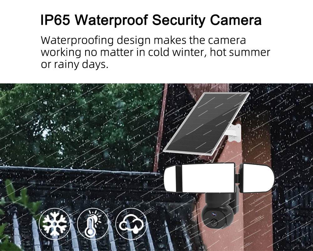 8W Security Camera Solar Panel 1.7A 6V 0.18mm Thickness Compatible With Solar Camera
