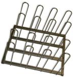 Metal Display Vinyl Roll Wall Rack / Industrial Wall Mount Vinyl Storage Rack