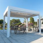 European Style Aluminum Louvered Pergola Louvers Aluminium Pergola With Louvered