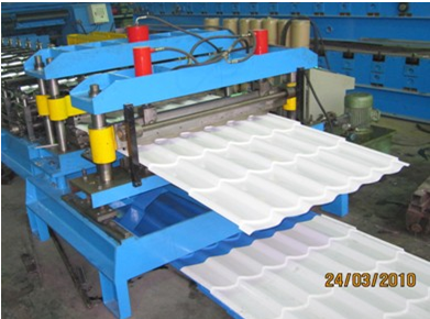 Galvanized Metal Double Layer Roofing Sheet Roll Forming Machine / Roll Former Machinery