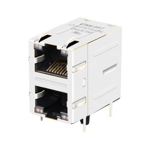 Wholesale LPJG17577A47NL 1000 Base-T 2x1 Port RJ45 Magnetic Modular Jacks Yellow&amp;Green/Yellow&amp;Green LED from china suppliers