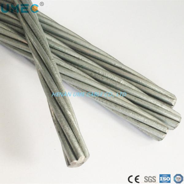 Zinc Coated Steel Core Electrical Power Transmission Lines Wire Strand for