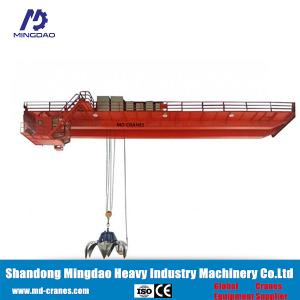 Wholesale 2018 Hot Sale Best Quality Advance Technology Grab Bucket Double Girder Overhead Crane from china suppliers