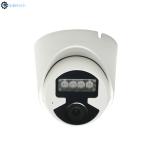 H.265 indoor POE 5.0MP 20m full color night vision plastic IP mini dome 1080P