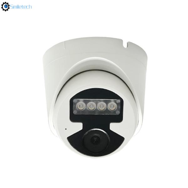 H.265 indoor POE 5.0MP 20m full color night vision plastic IP mini dome 1080P