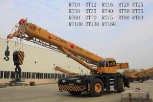 China Bridge Construction Use Boom Truck Crane With 360° Unlimited Swing RT70U RT70E on sale