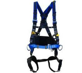 Wholesale Blue Multi Point Full Body Safety Harness , Climbing Body Harness With Rescue Strap from china suppliers