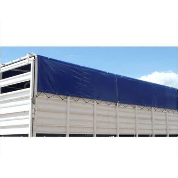 680 Gsm Durable PVC Truck Cover Coated Tarpaulin Waterproof Inflaming Retarding Tarpaulin Truck Cover