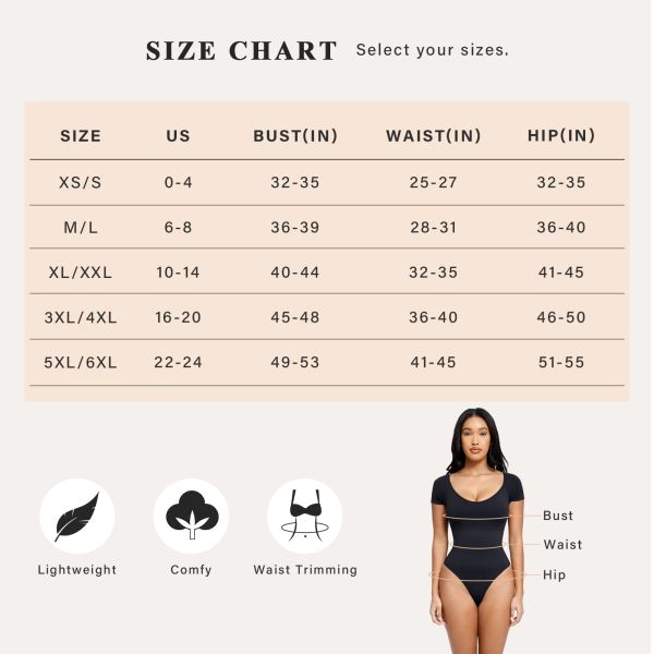 Seamless Black Sculpting Shapewear Bodysuit For Women SMLXLXXL3XL4XL5XL6XL OEM Accpet