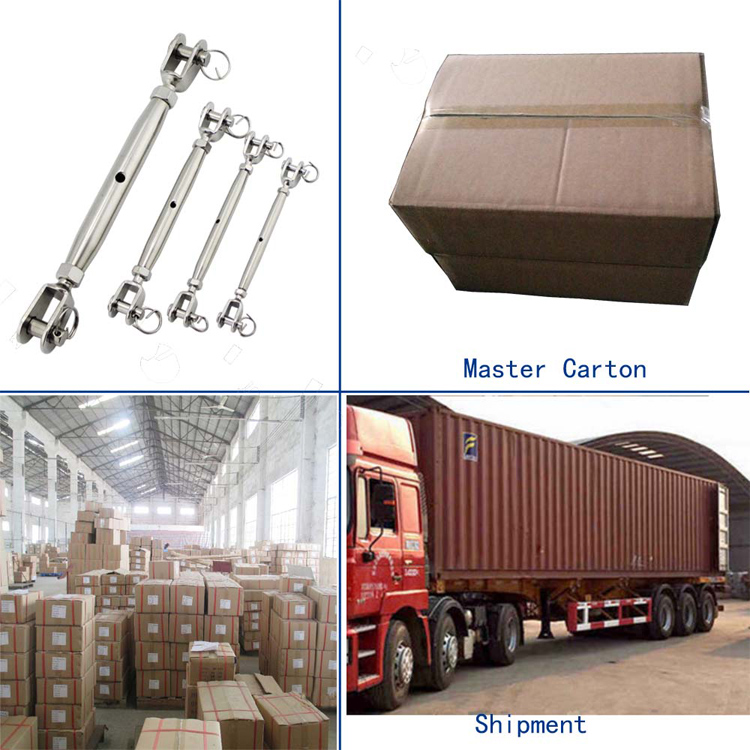 Durable European Type Stainless Steel Closed Body Eye Bolt Turnbuckle for Wax Lost Casting