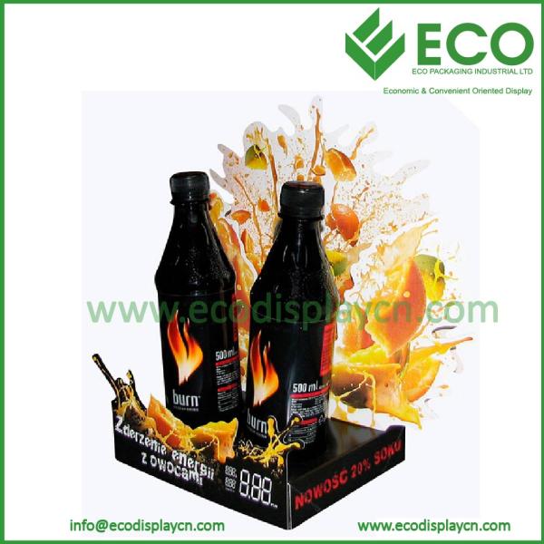 New Idea POP Conter Top Advertising Corrugated Cardboard Display For Energy
