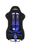 Nylon Sports Style Racing Seat Belt Bule Three Inch Width For Automotive Safety