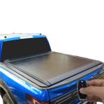 Matte Black Pickup Bed Covers Electric Power Retractable Truck Bed Tonneau Cover