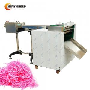 China Shredder Machine for Paper Non-Crinkly Color Raffia Confetti Gift Box Packing Material on sale
