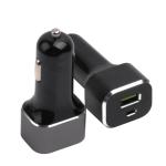 Mobile Phone Charger Adapter Aluminium Alloy PD18W QC3.0 Dual Ports Fast Power