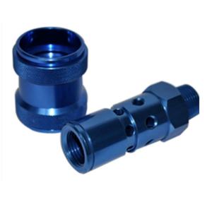 Wholesale Custom Blue Anodized Al6063 Aluminum Machining Parts For Motorcycle Parts from china suppliers
