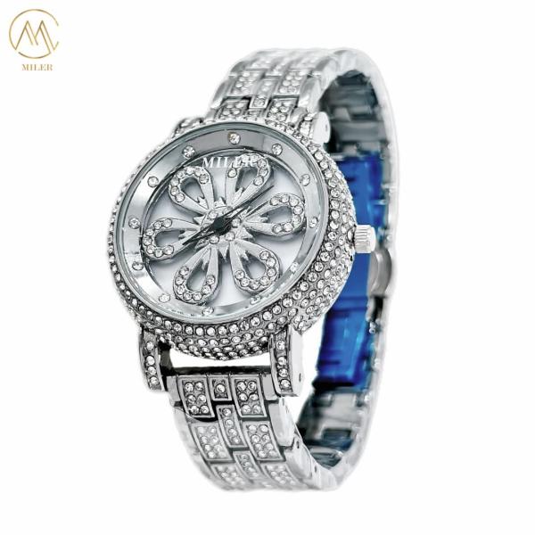 New Internet-Famous "Fortune Turns" Dual Rotating Dial Women's Quartz Diamond