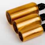 Empty 200ml 300ml Plastic Cosmetics Containers Packaging Luxury Amber Shampoo