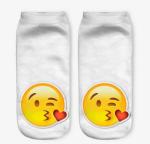 Custom logo, design new Emoji 3D Digital Printed Fashion Womans Cute Funny Ankle