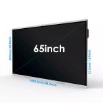 Aluminum Edging Black Digital Interactive Smart Whiteboard For Classroom