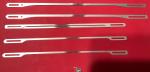 180x5.5x0.3mm Duplex Textile Wire Heald Power Loom Spare Parts