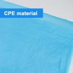 Waterproof CPE Isolation Gown , Blue Non Medical Apron Waterproof