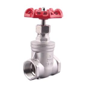 Wholesale 1&quot;-8&quot; Customized Support Heavy Duty Stainless Steel Female x Female Thread Gate Valve from china suppliers
