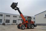 Black Red Tele Boom Forklift With Lawn Mower Four Wheel Drive Forklift
