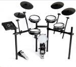 T850 mesh head wooden digital drum set 9-piece electronic drum set percussion