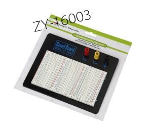 Wholesale Round Hole Circuit Board Breadboard With 1100 Tie - Point / Black Plate from china suppliers