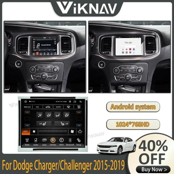 For 2015-2019 Dodge Charger Challenger 8.4 Inch Car radio 128G Navigation GPS