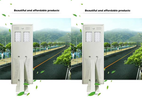 60 Watt All In One LED Solar Street Light Outdoor Ip66 3000-6500k Installation