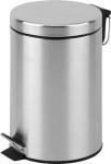 Round Foot Pedal 8Liter Stainless Steel Garbage Can With Lid