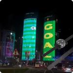 LED Secondary Packaging Point Light Waterproof For Building Park Bridge