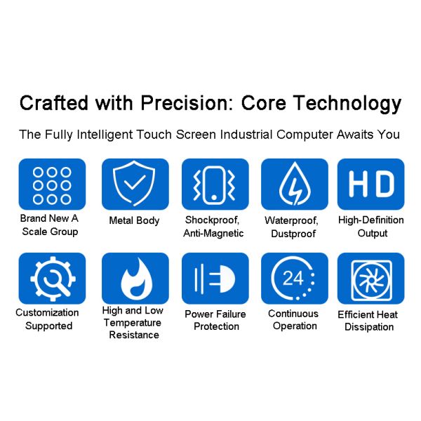 300cd/㎡ Embedded Industrial LCD Touch Screen 27 Inch Industrial Touch Pc