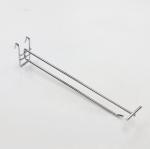 Euro Black Metal Pegboard Hooks Zinc coating OEM Iron Material
