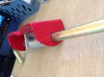 Red Powder Coated Fence Gate Anchor Latch Secures Gate And Helps Minimize