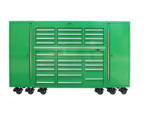 Wholesale Professional Mechanic Tool Chest Cabinet with Steel Garage Cabinet Workbench Black from china suppliers