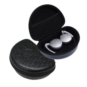 Wholesale Foldable Headphone Protective Case , Black EVA Foam Earbud Carrying Case from china suppliers