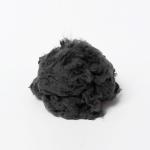 Black Recycled Polyester Staple Fiber, PSF Polyester Staple Fiber Geotextile Use