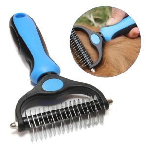 Wholesale Pet Grooming Stainless Steel Brush 17 9cm Double Side Comb Dogs Sustainable Household from china suppliers